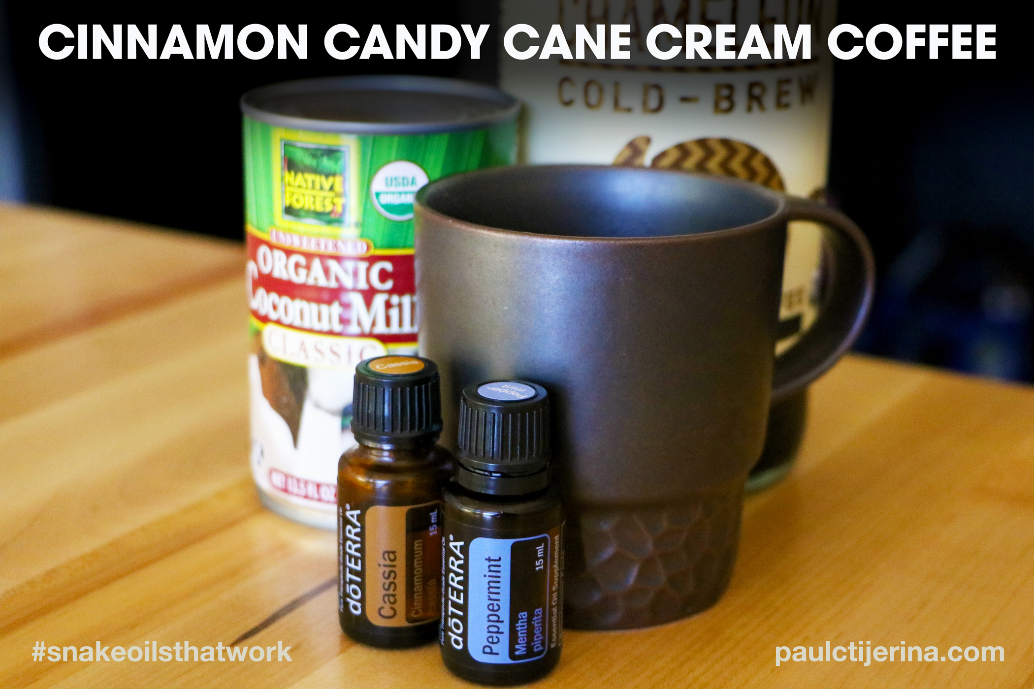 cinnamon candy cane cream coffee