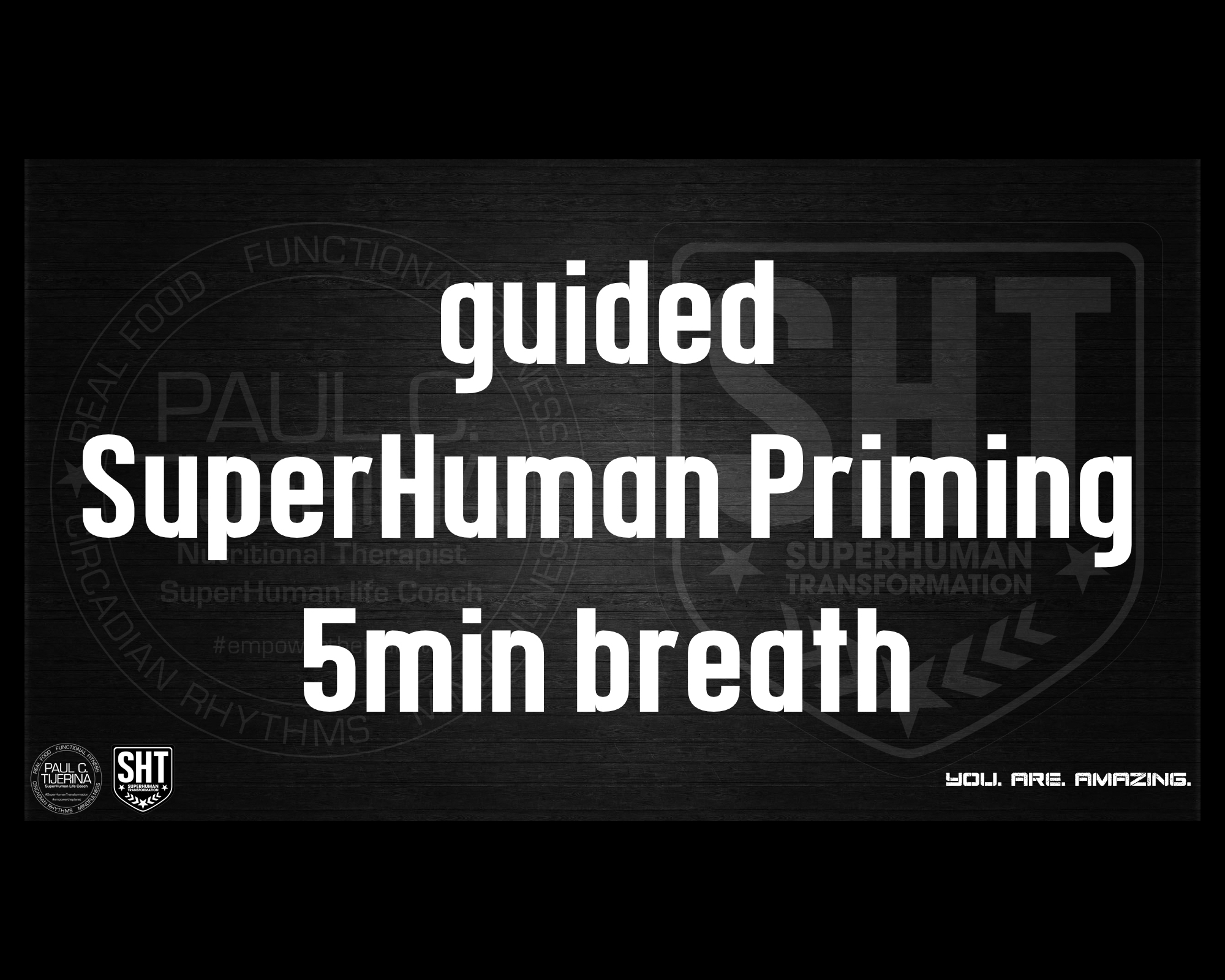 a guided SuperHuman Priming process