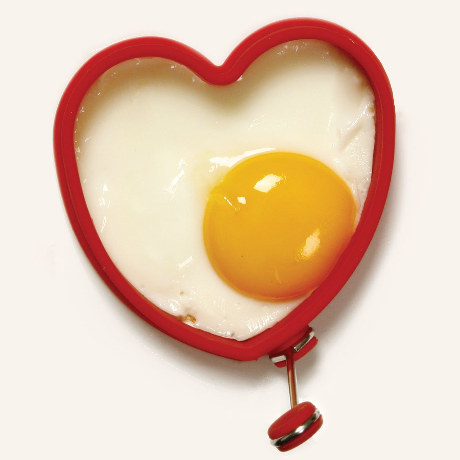 heart-shaped egg mold